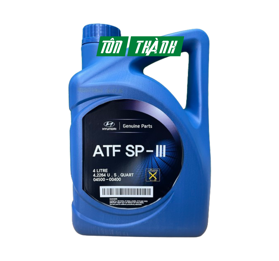 DẦU NHỚT HỘP SỐ TỰ ĐỘNG ATF HUYNDAI SP-III (4 LÍT)