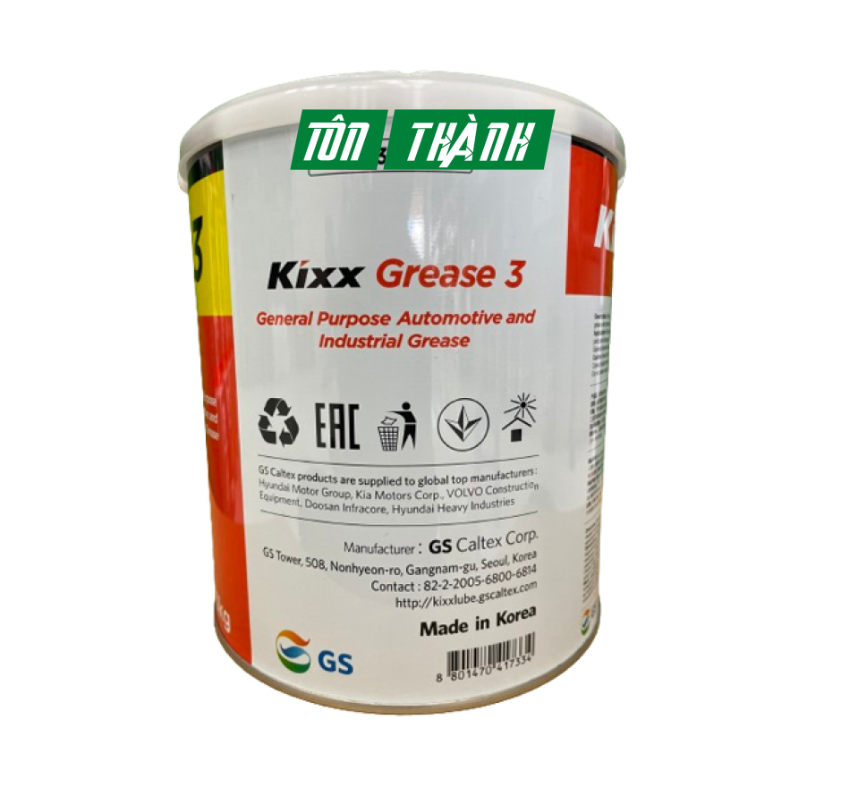 MỠ BÒ ĐA DỤNG HÀN QUỐC KIXX GREASE 3 (3KG)