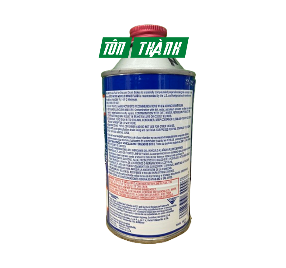 DẦU PHANH DOT3 WAGNER LOCKHEED DOT 3 (WAGNER 21) 355ML/ 946ML