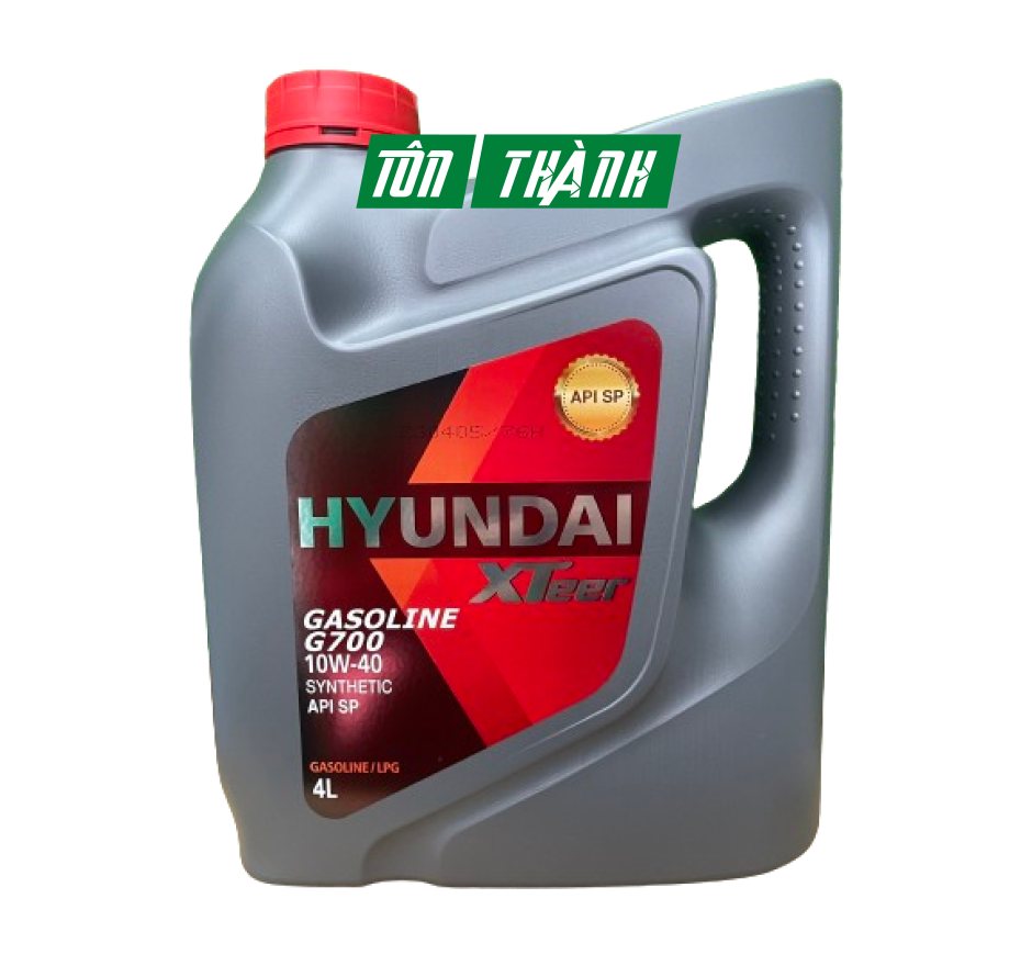 DẦU NHỚT Ô TÔ MÁY XĂNG HYUNDAI XTEER G700 10W40 (4 LÍT)