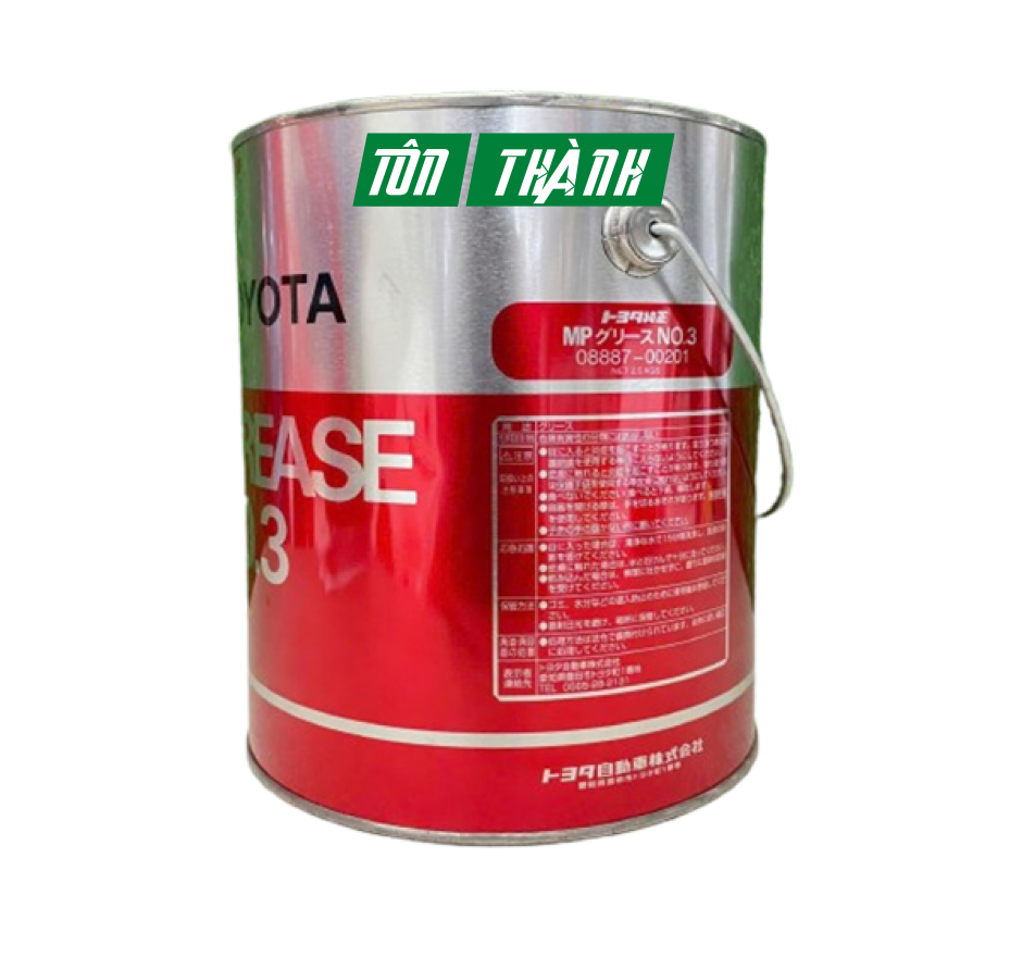 Mỡ bò Toyota Grease No.3 - Bôi Trơn và Bảo Vệ Tối Ưu Cho Xe Toyota (3KG)