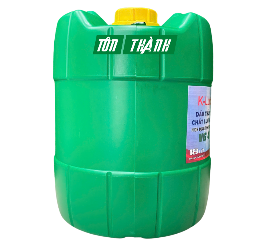 Dầu thủy lực trắng chất lượng cao K-Lube VG 46 (18 Lít)