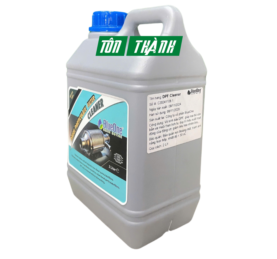 Dung Dịch Vệ Sinh Bầu Lọc Khí Thải BLUE ONE DPF CLEANER (2 LÍT)