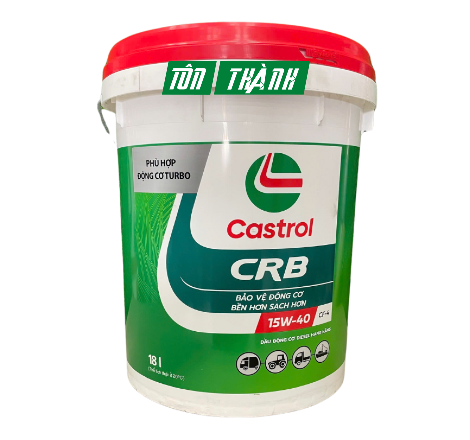 DẦU NHỚT ĐỘNG CƠ CASTROL CRB 15W40 CF-4 (18 Lít)