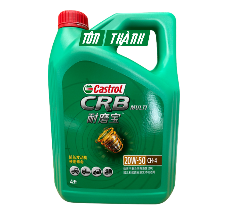 DẦU NHỚT ĐỘNG CƠ CASTROL CRB MULTI 20W-50 CH-4 (5 LÍT)