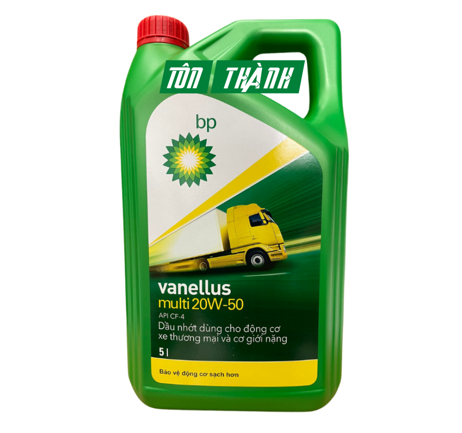 DẦU NHỚT ĐỘNG CƠ BP VANELLUS MULTI 20W50 CF-4 (5 LÍT)