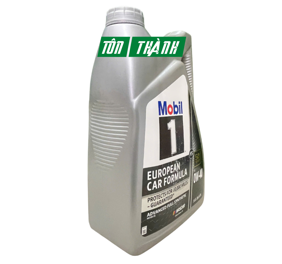 Dầu Nhớt Tổng Hợp MOBIL 1 European Car Formula 0W40 - Nhập Khẩu Châu Âu (5 Lít)