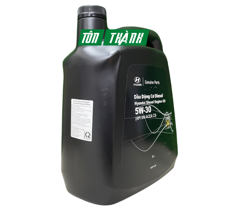 Dầu Nhớt Động Cơ Diesel Hyundai 5W30 - API SN/ACEA C3 (6Lít)