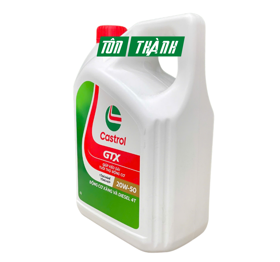 DẦU NHỚT ĐỘNG CƠ CASTROL GTX 20W50 SL/CF (4 LÍT)