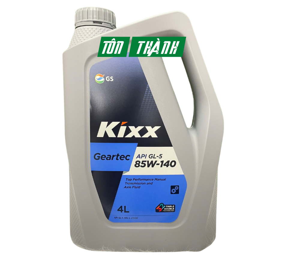 Dầu cầu và hộp số KIXX GEARTEC GL-5 85w140 (4 Lít)