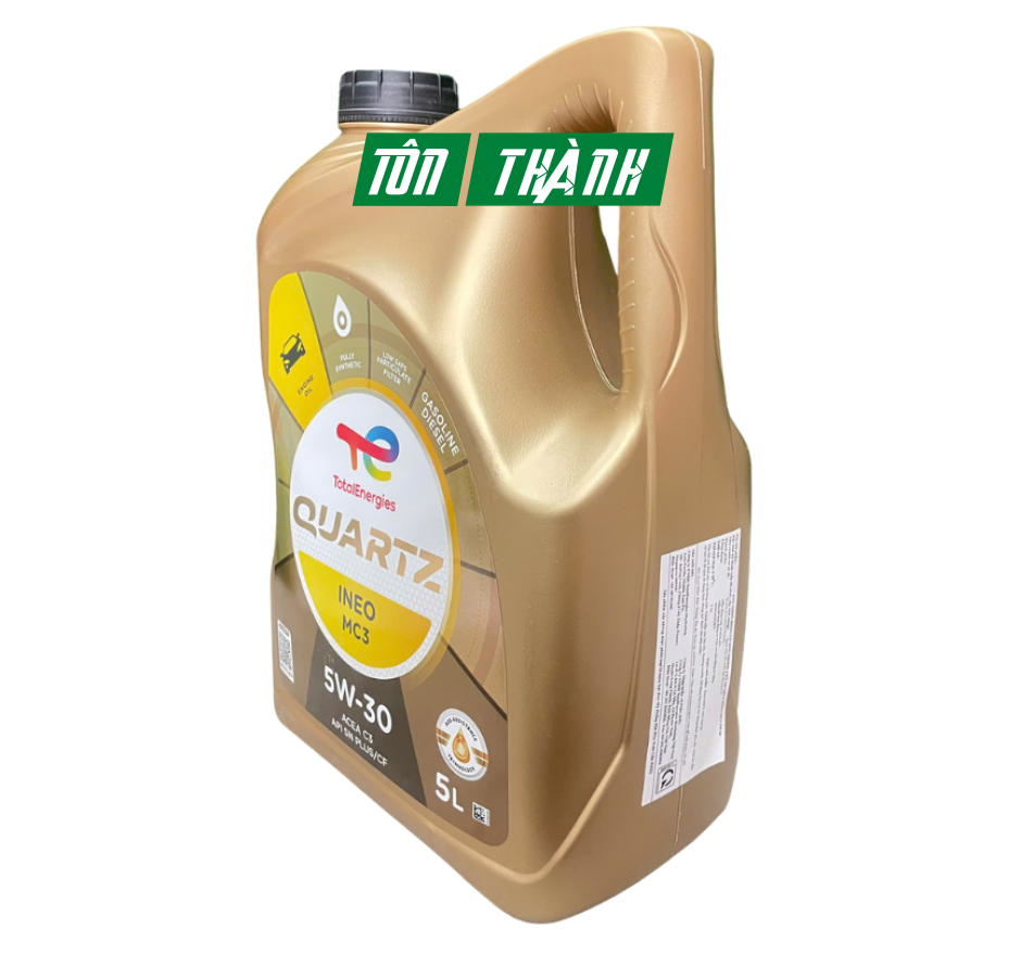 DẦU NHỚT TOTAL QUARTZ INEO MC3 5W30 DÙNG CHO MÁY XĂNG VÀ MÁY DẦU (5 LÍT)
