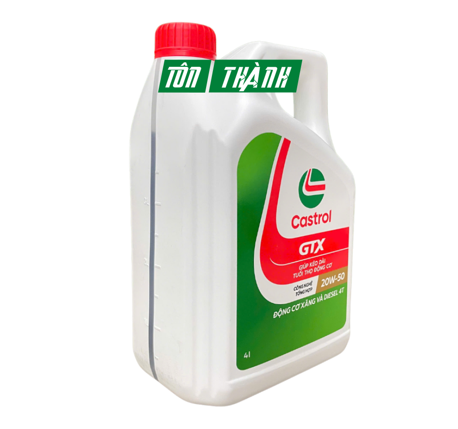 DẦU NHỚT ĐỘNG CƠ CASTROL GTX 20W50 SL/CF (4 LÍT)