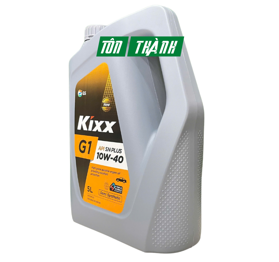 Nhớt động cơ xăng KIXX G1 SN PLUS 10w40 Semi Synthetic (5L)