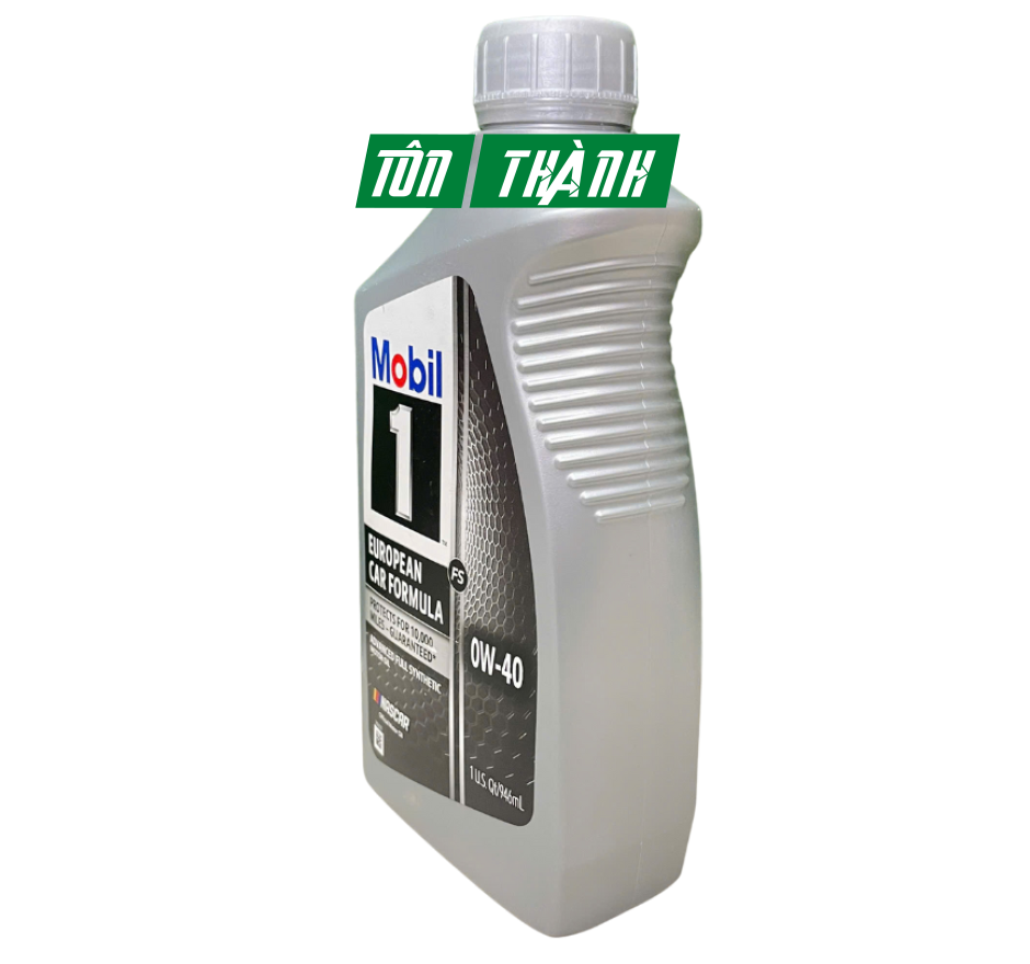 Dầu Nhớt Tổng Hợp MOBIL 1 European Car Formula 0W40 - Nhập Khẩu Châu Âu (1 Lít)