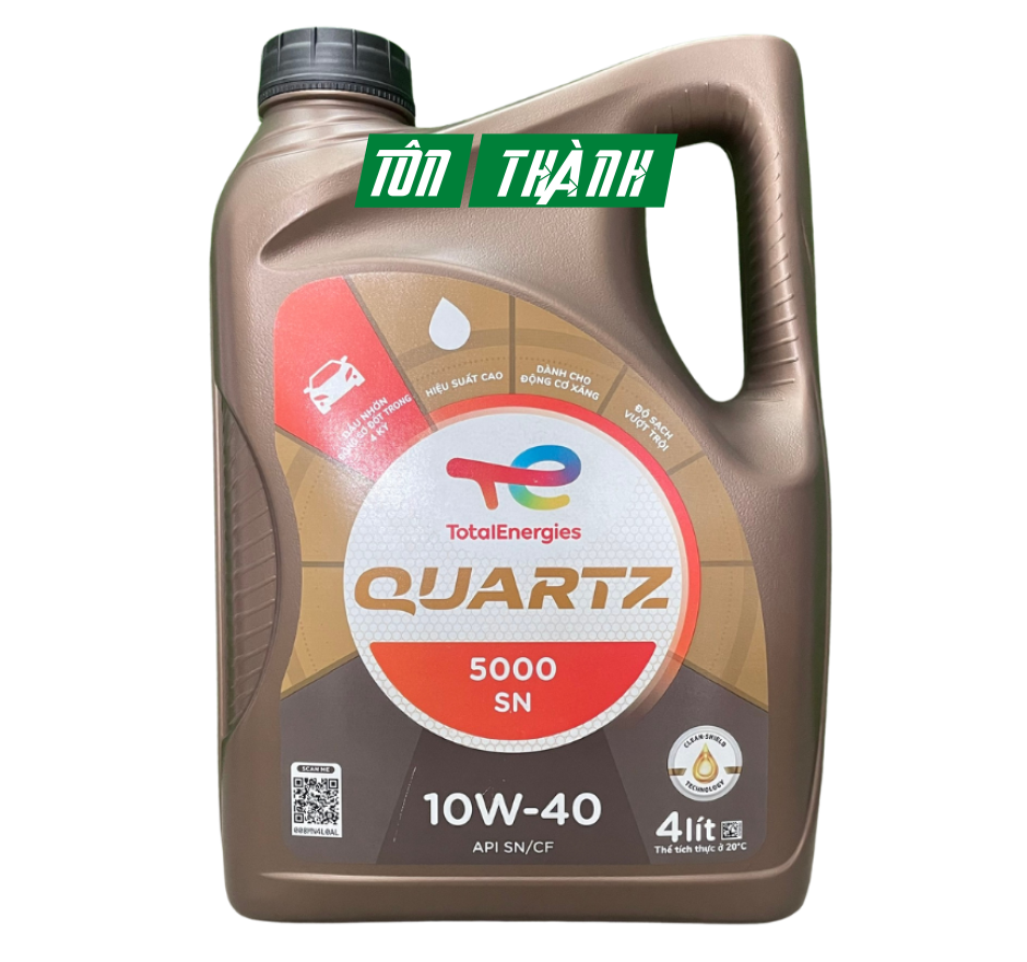 DẦU NHỚT ĐỘNG CƠ TOTAL QUARTZ 5000 10W40 (4 LÍT)
