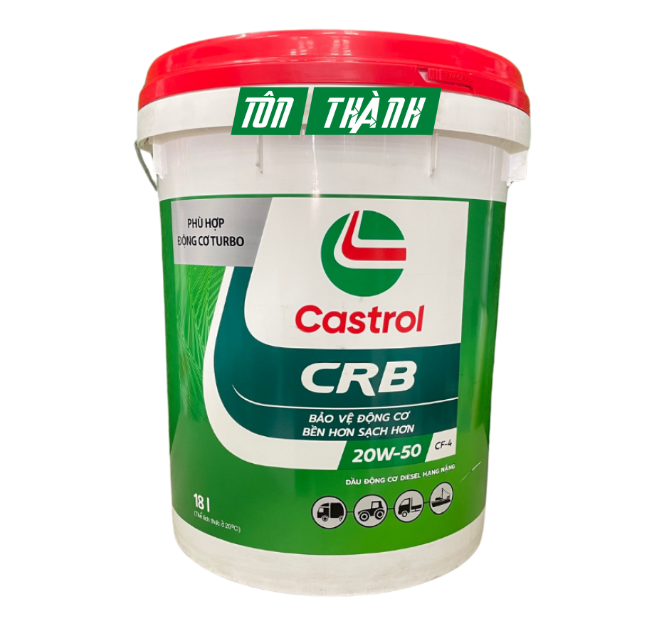 DẦU NHỚT ĐỘNG CƠ CASTROL CRB 20W50 CF-4 (18 LÍT)