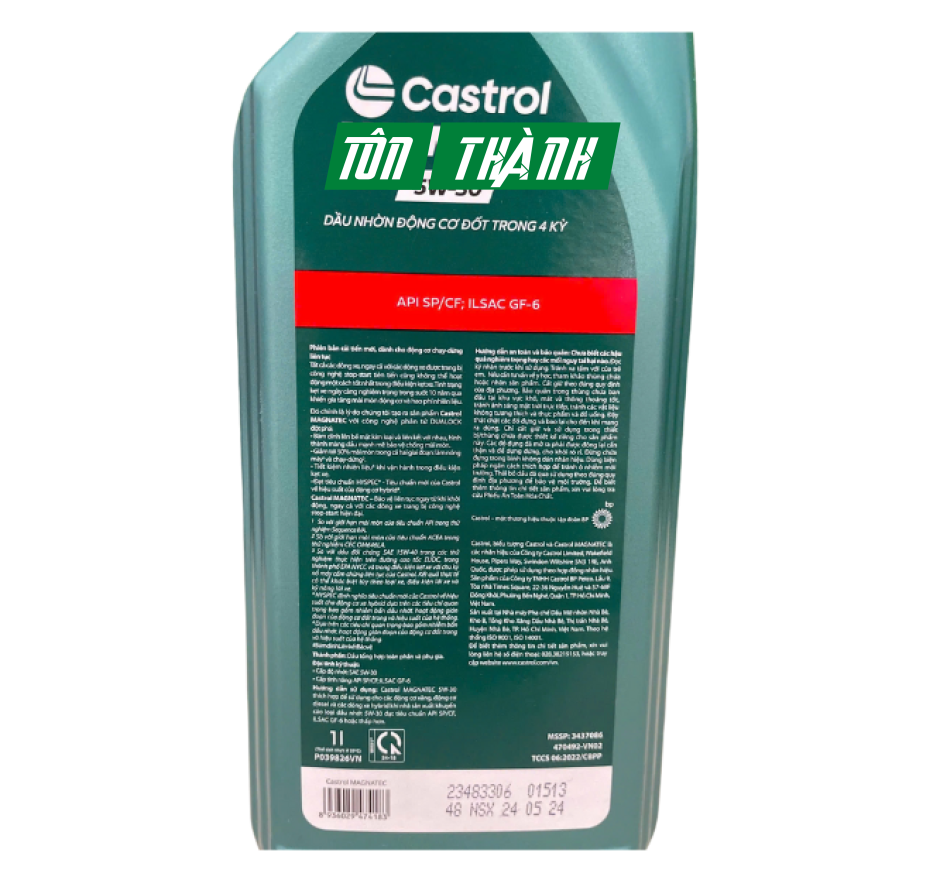 DẦU ĐỘNG CƠ CASTROL MAGNATEC 5W-30 (1 LÍT)