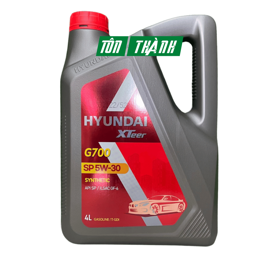 Dầu nhớt ô tô HYUNDAI XTEER Gasoline G700 5W30 (4 Lít)