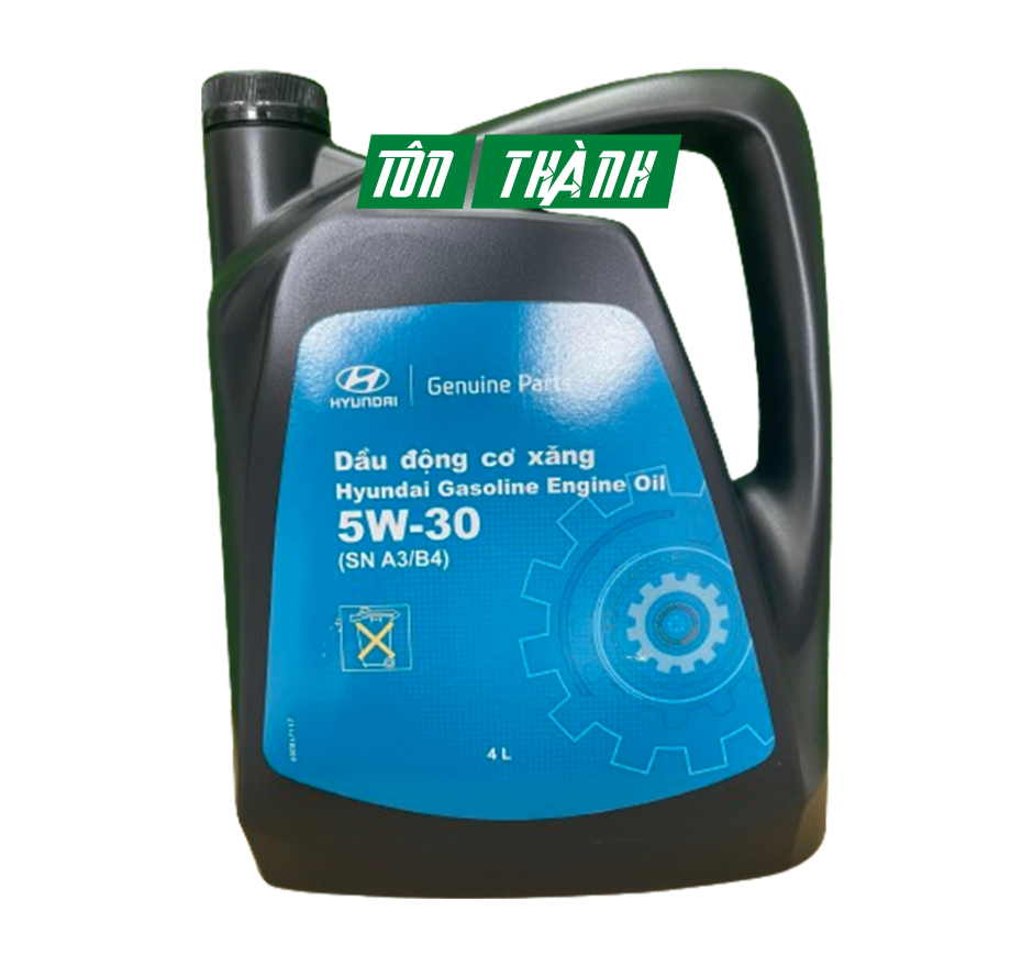 DẦU NHỚT ĐỘNG CƠ XĂNG HUYNDAI 5W-30 (4 LÍT)