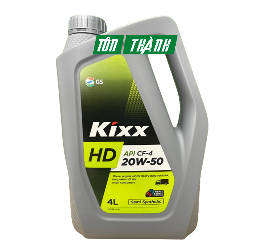 DẦU ĐỘNG CƠ KIXX HD API CF-4 20W50 (4 LÍT)