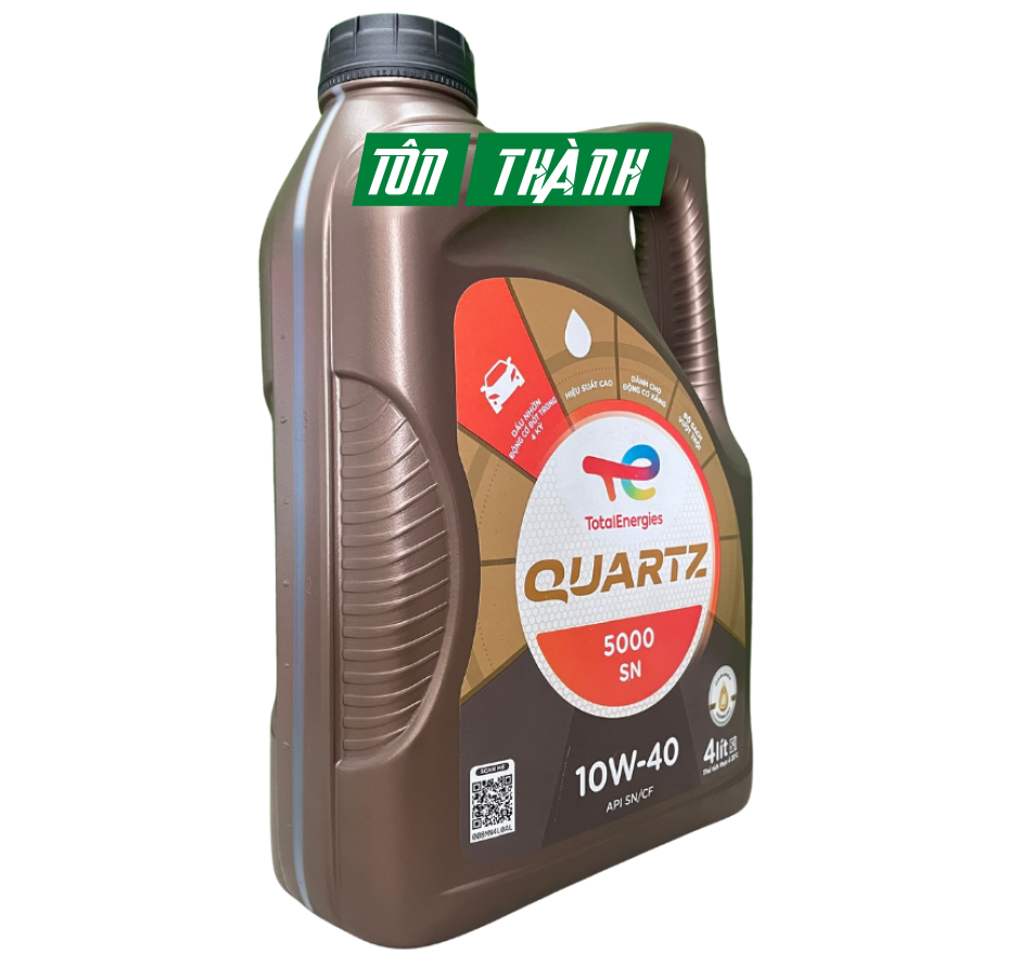 DẦU NHỚT ĐỘNG CƠ TOTAL QUARTZ 5000 10W40 (4 LÍT)