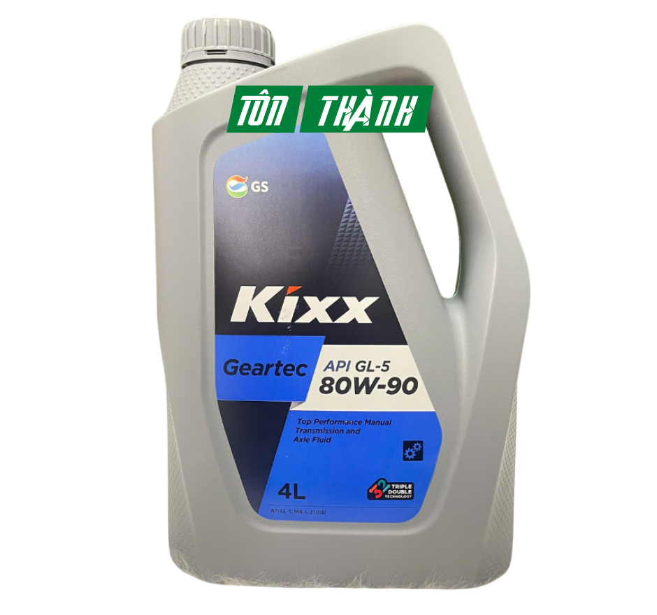 Dầu Hộp Số Và Cầu Xe Kixx Geartec GL-5 80w90 (4 Lít)