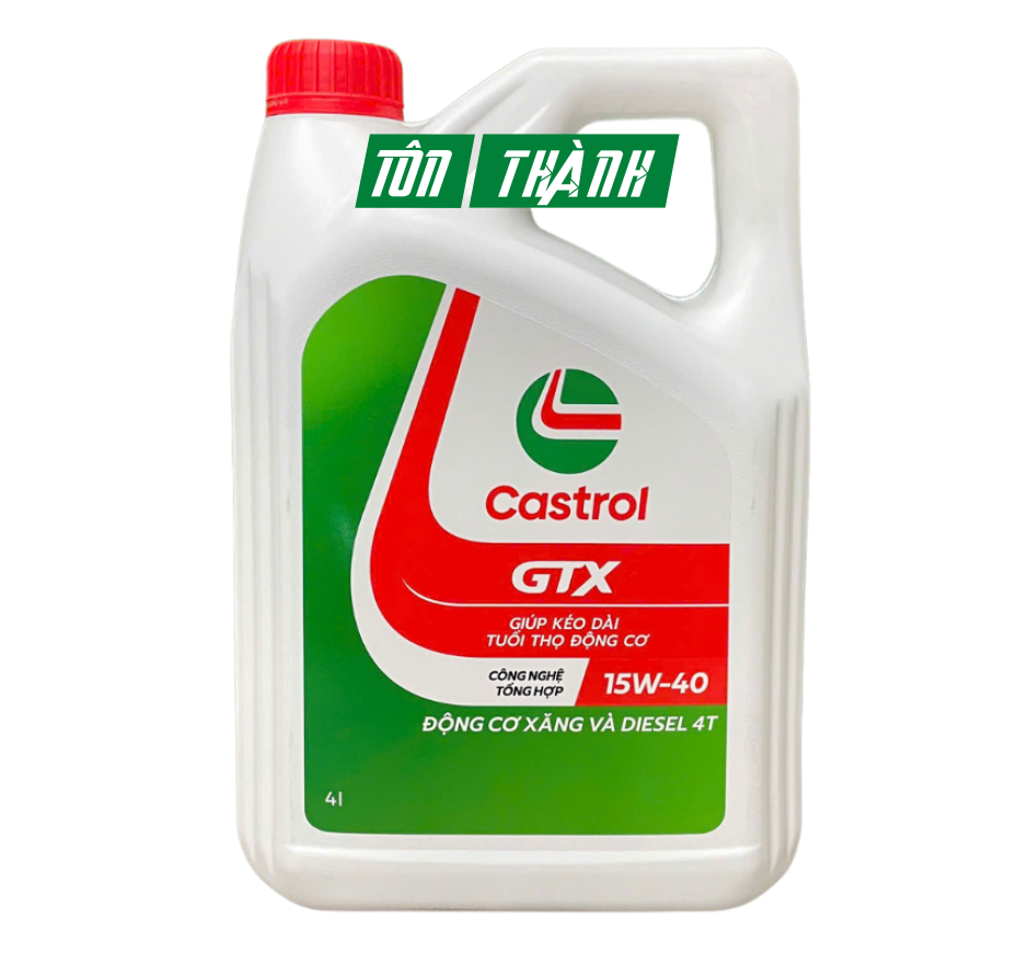 DẦU NHỚT ĐỘNG CƠ CASTROL GTX  15W40 SL/CF (4 LÍT)