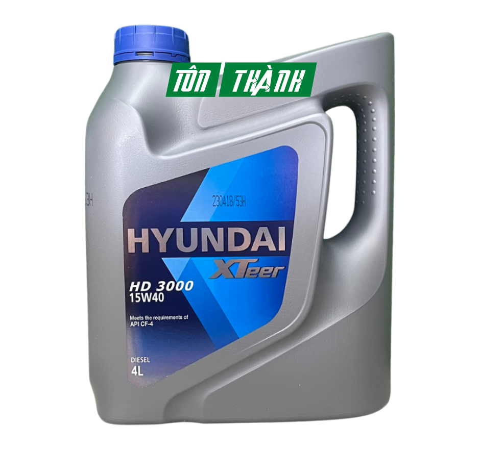 Dầu nhớt ô tô HYUNDAI XTEER HD3000 15W40 (4 Lít)