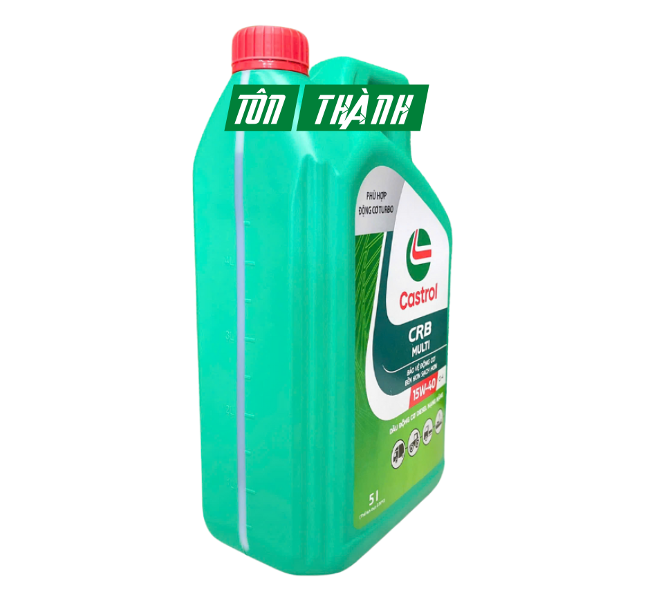 DẦU NHỚT ĐỘNG CƠ CASTROL CRB MULTI 15W-40 CH-4 (5 LÍT)