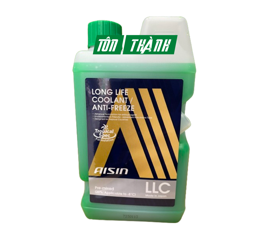 NƯỚC LÀM MÁT ĐỘNG CƠ MÀU LÁ AISIN LCPM20A4LR (1 LÍT)
