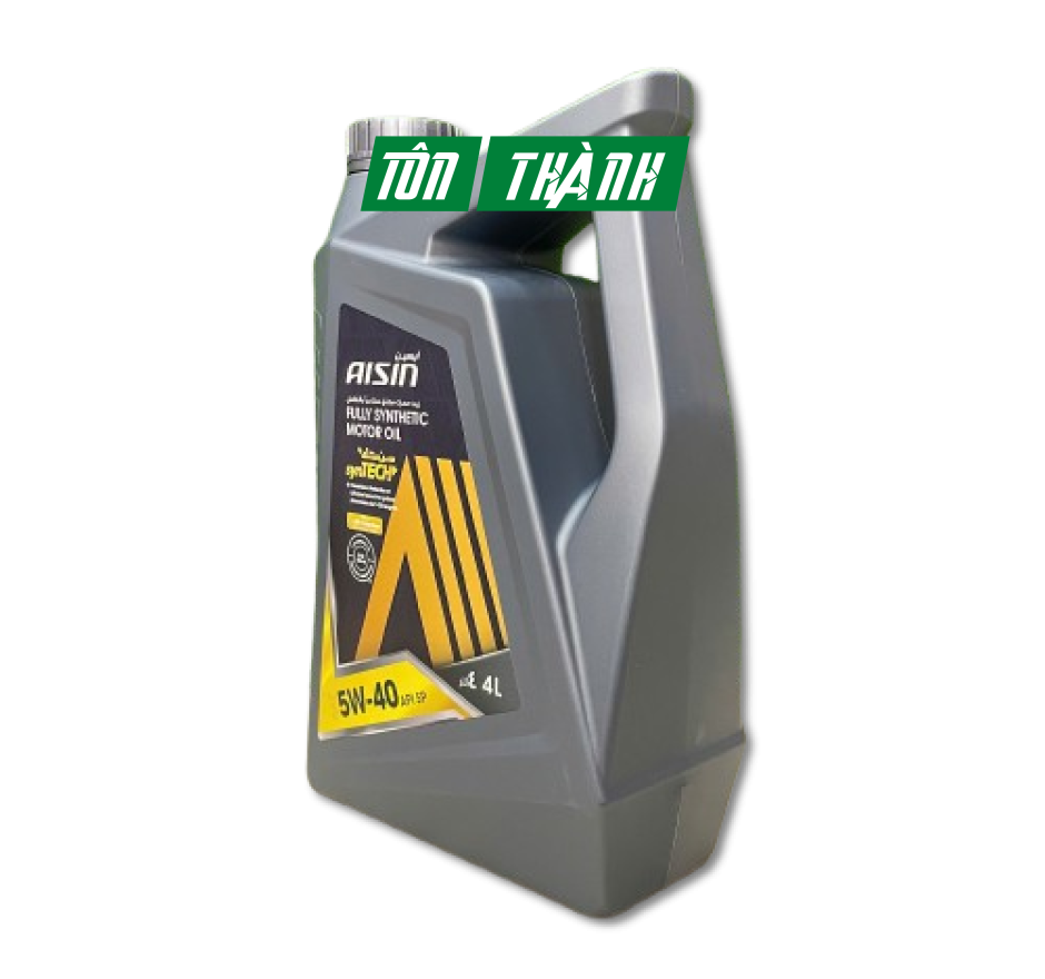 Dầu động cơ AISIN synTECH+ Fully Synthetic 5W-40 SP (4 Lít)