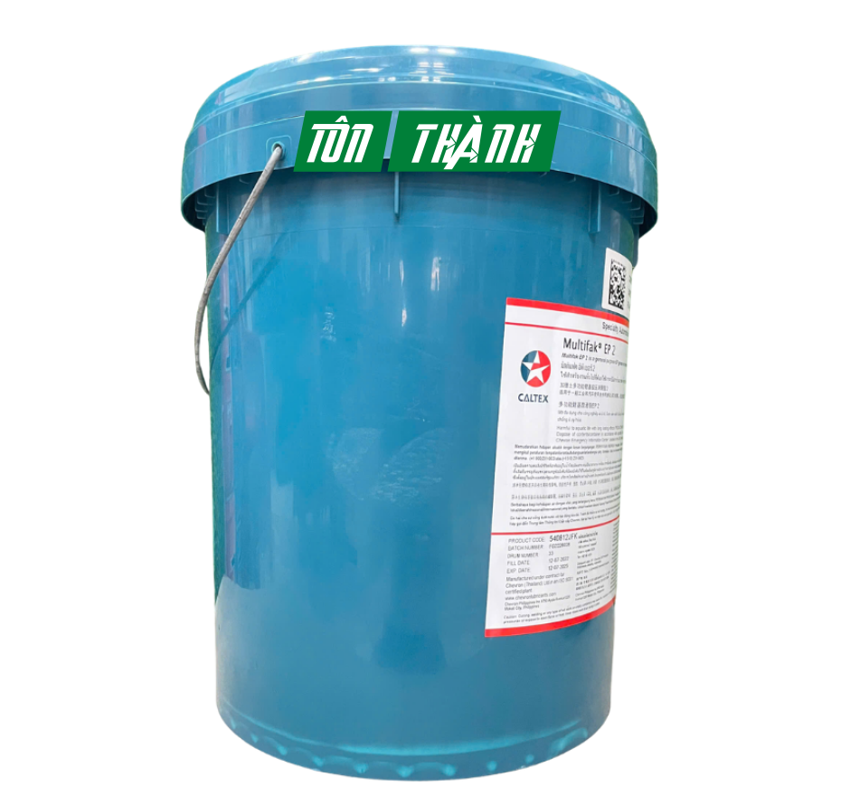 Mỡ bôi trơn Caltex Multifak EP 2- Đa Dụng, Chống Mài Mòn Vượt Trội (16kg)