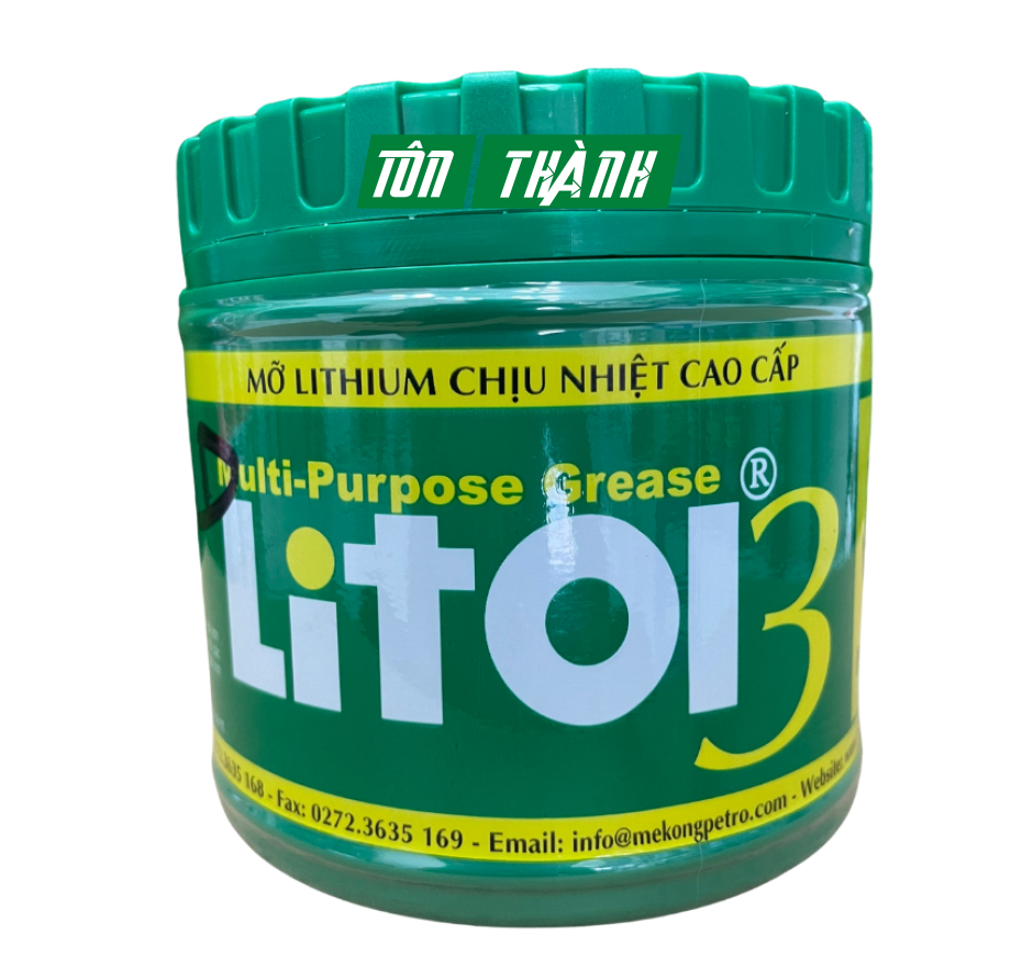 MỠ MEKONG CHỊU NHIỆT LITOL 3 400G ĐA DỤNG