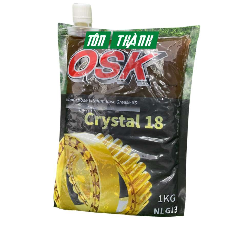 MỠ BÔI TRƠN BẠC ĐẠN CHỊU NHIỆT ĐA NĂNG OSK CRYSTAL 18 1 KG
