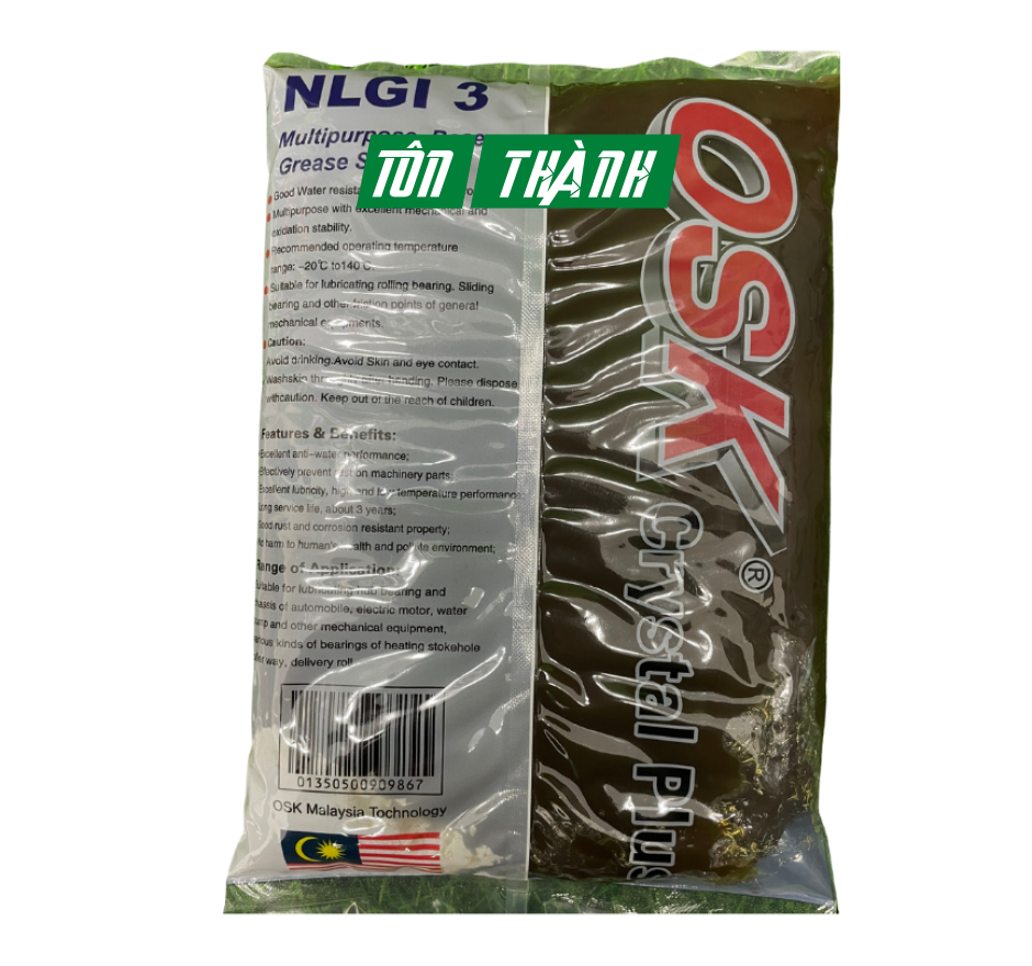 MỠ BÔI TRƠN BẠC ĐẠN CHỊU NHIỆT ĐA NĂNG OSK CRYSTAL PLUS 1 KG