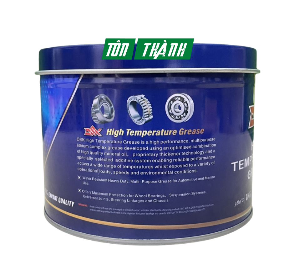 Mỡ bò chịu nhiệt cao 380 độ OSK 1kg mỡ chịu nhiệt tốt