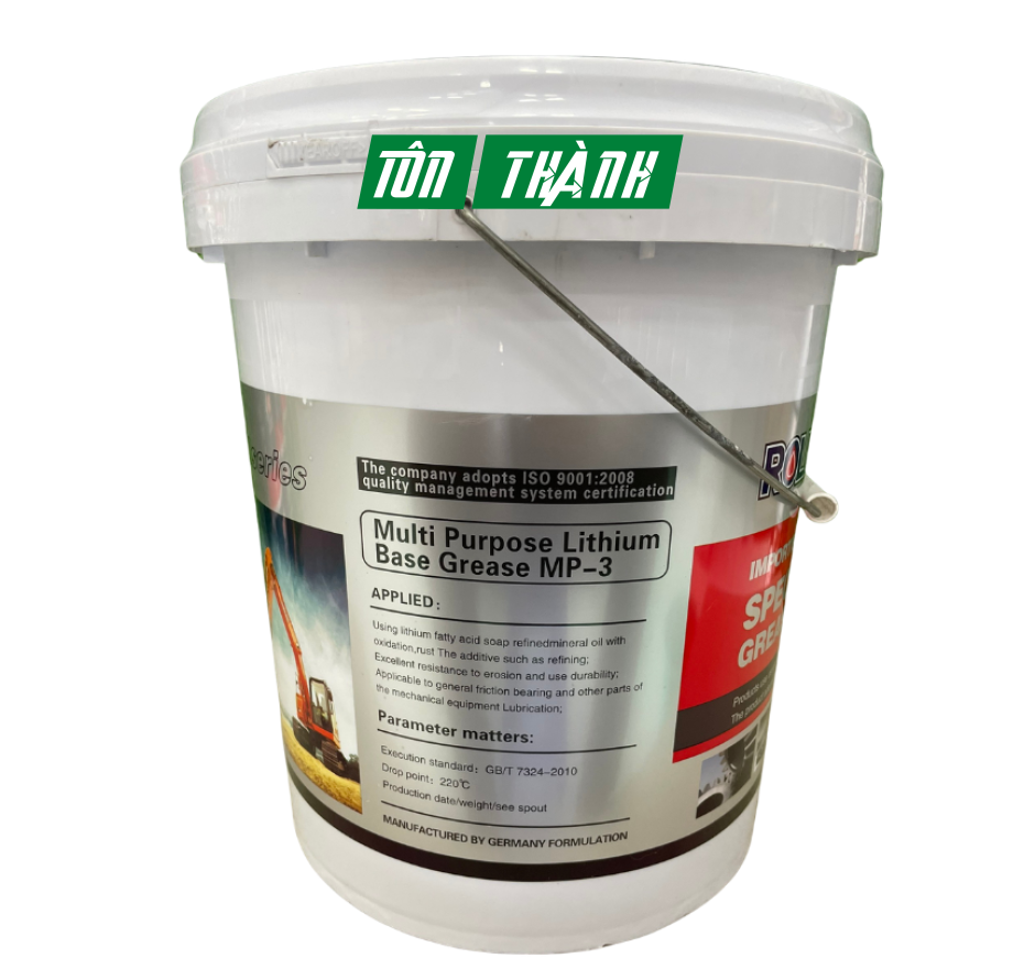 Mỡ Bôi Trơn ROLLESTER Chịu Nhiệt Tốt xô 15kg ( màu xanh )