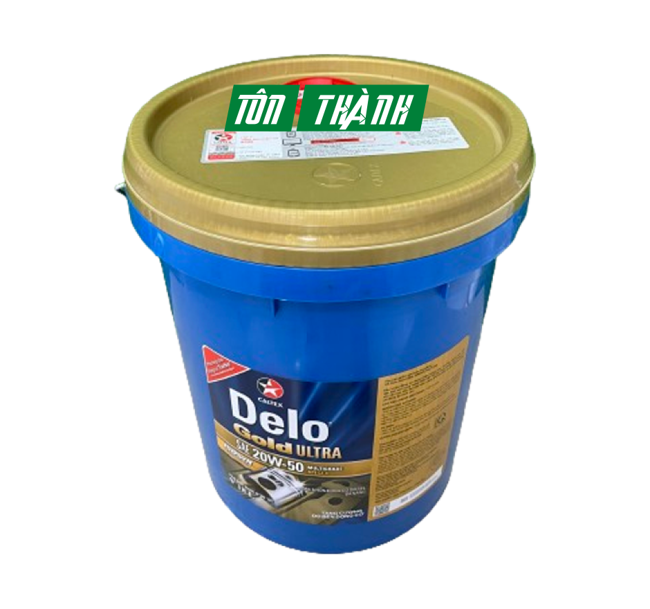 DẦU NHỚT ĐỘNG CƠ Ô TÔ DIESEL CALTEX DELO GOLD ULTRA 20W50 (18 LÍT)