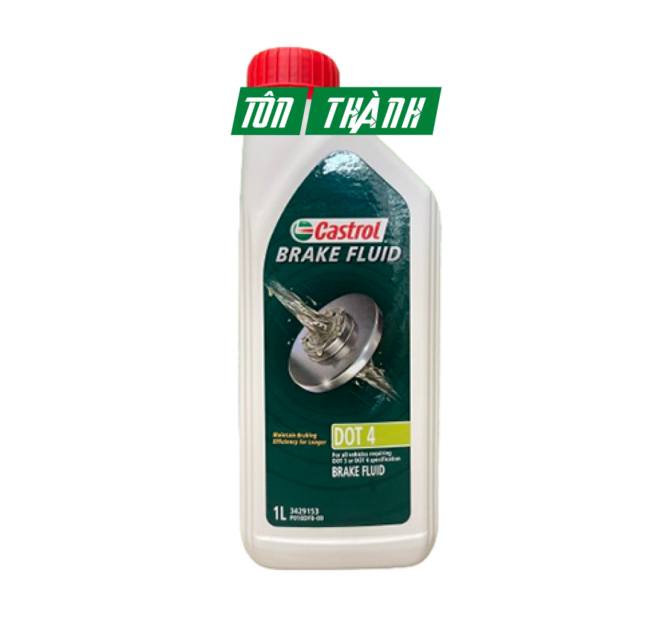 DẦU PHANH XE Ô TÔ CAO CẤP CASTROL BRAKE FLUID DOT 4 (1 LÍT)