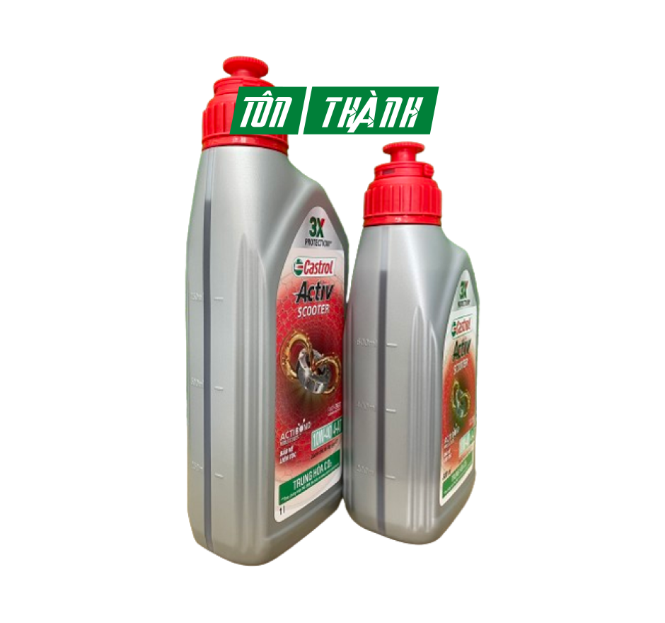 Dầu Nhớt Xe Tay Ga Castrol Activ Scooter 10W40 ( 1L & 0.8L )