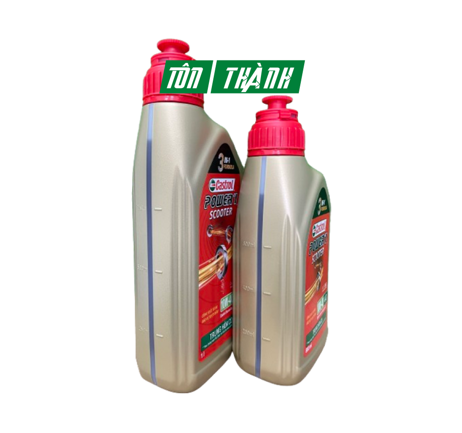DẦU NHỚT TAY GA CASTROL POWER-1 SCOOTER 10W40 (0.8L & 1L)