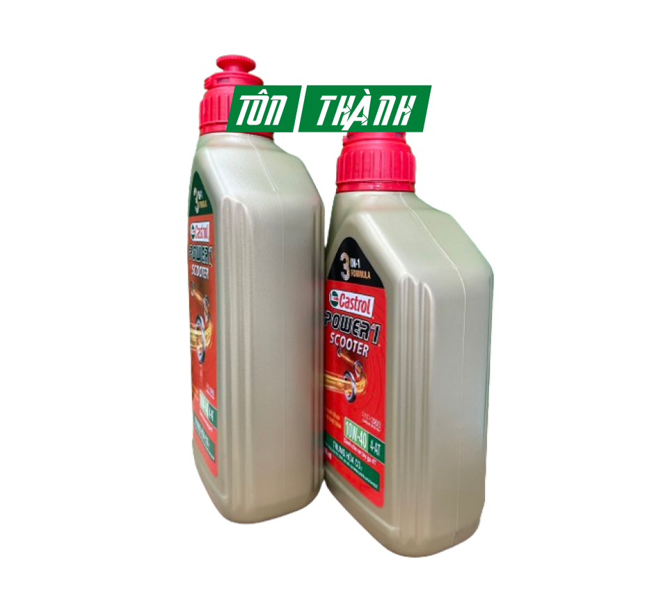 DẦU NHỚT TAY GA CASTROL POWER-1 SCOOTER 10W40 (0.8L & 1L)