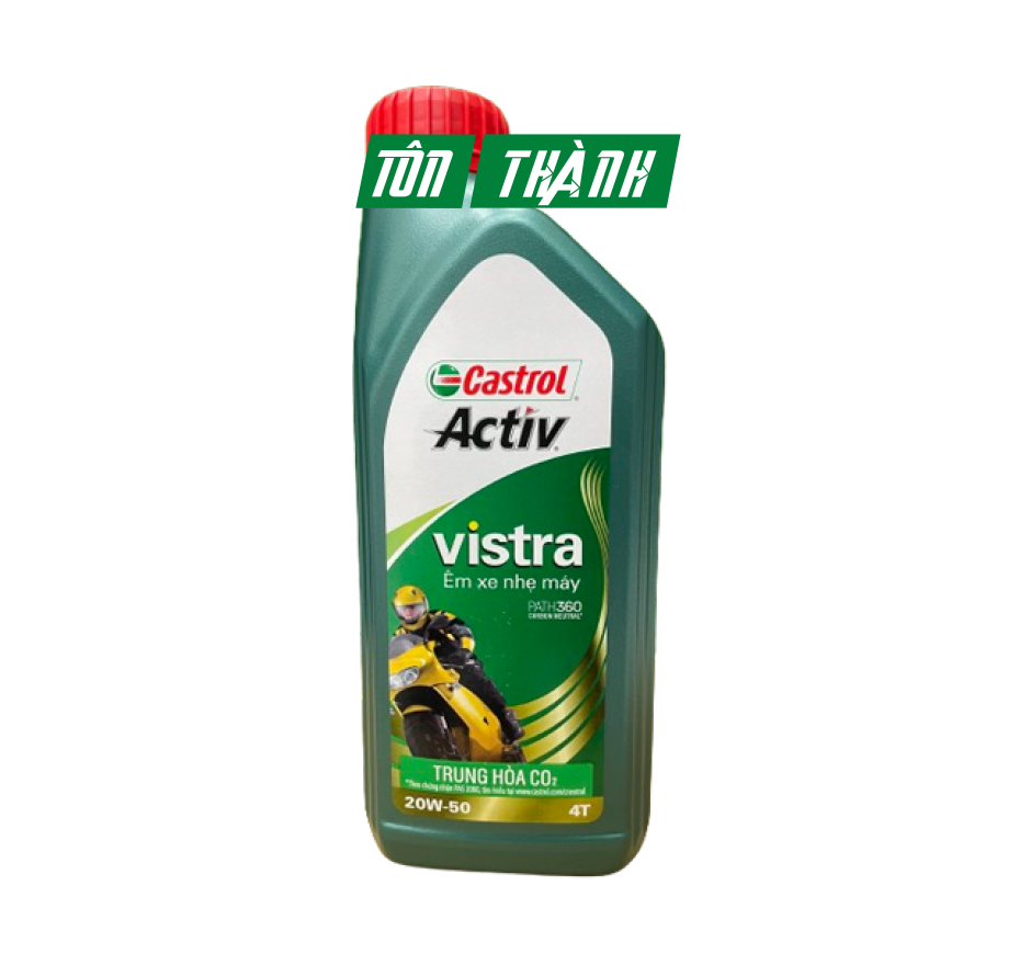 Nhớt Castrol Vistra 20W50 (0.8L & 1.0L) - Xe số - Xe côn