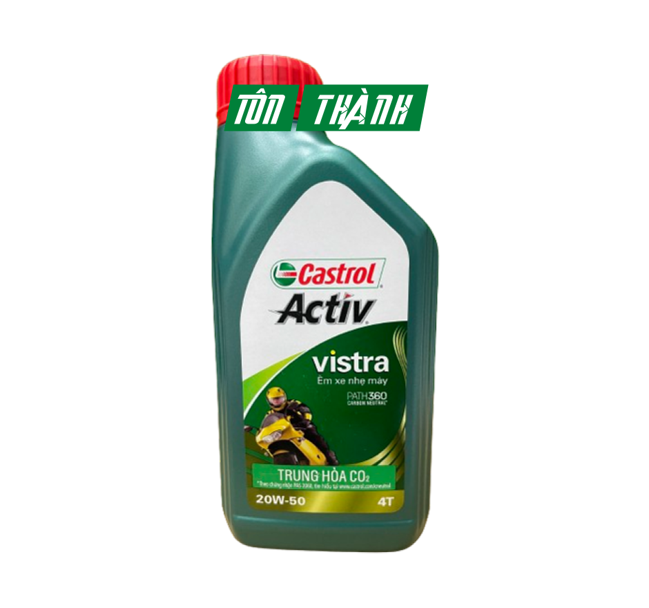 Nhớt Castrol Vistra 20W50 (0.8L & 1.0L) - Xe số - Xe côn