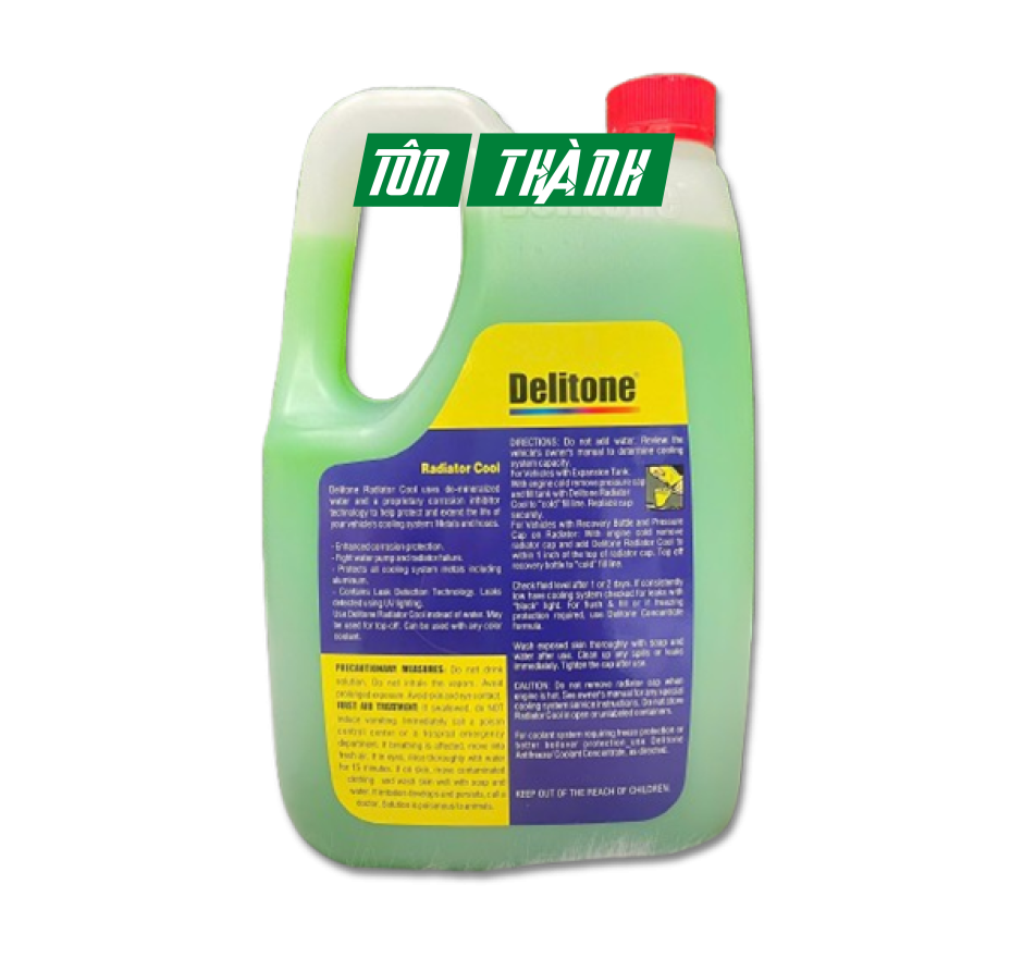 Nước làm mát ô tô cao cấp Delitone xanh (4 lít)