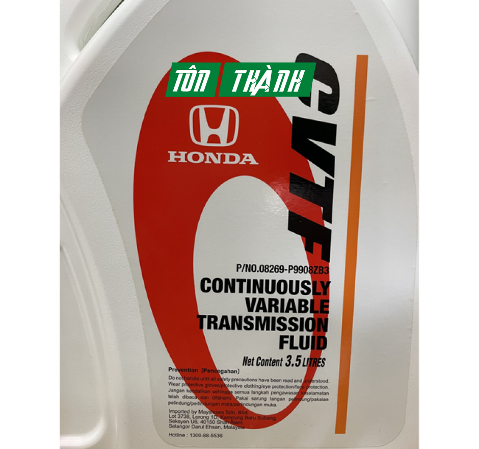 NHỚT HỘP SỐ TỰ ĐỘNG HONDA CVTF (3.5 LÍT)