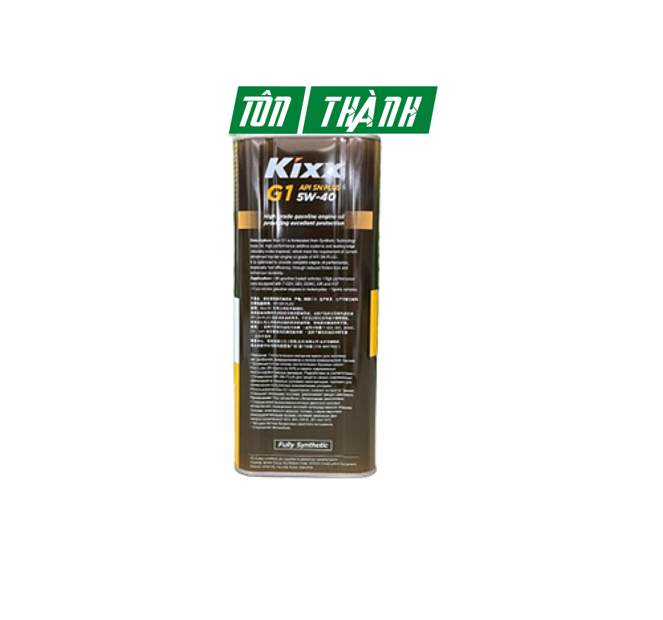 Dầu nhớt KIXX G1 SN PLUS 5w40 (4L)