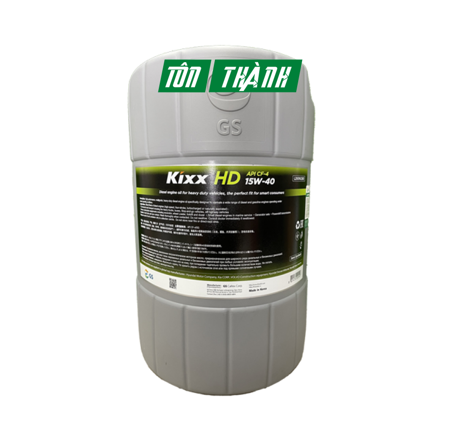 DẦU ĐỘNG CƠ KIXX HD CF-4/SG 15W40 (25 LÍT)