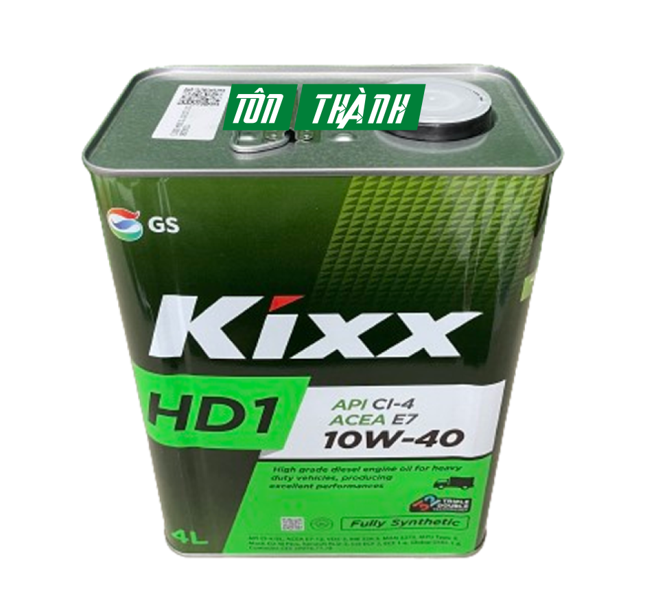 DẦU ĐỘNG CƠ KIXX HD1 API CI-4/SL ACEA E7 10W40 (4 LÍT)