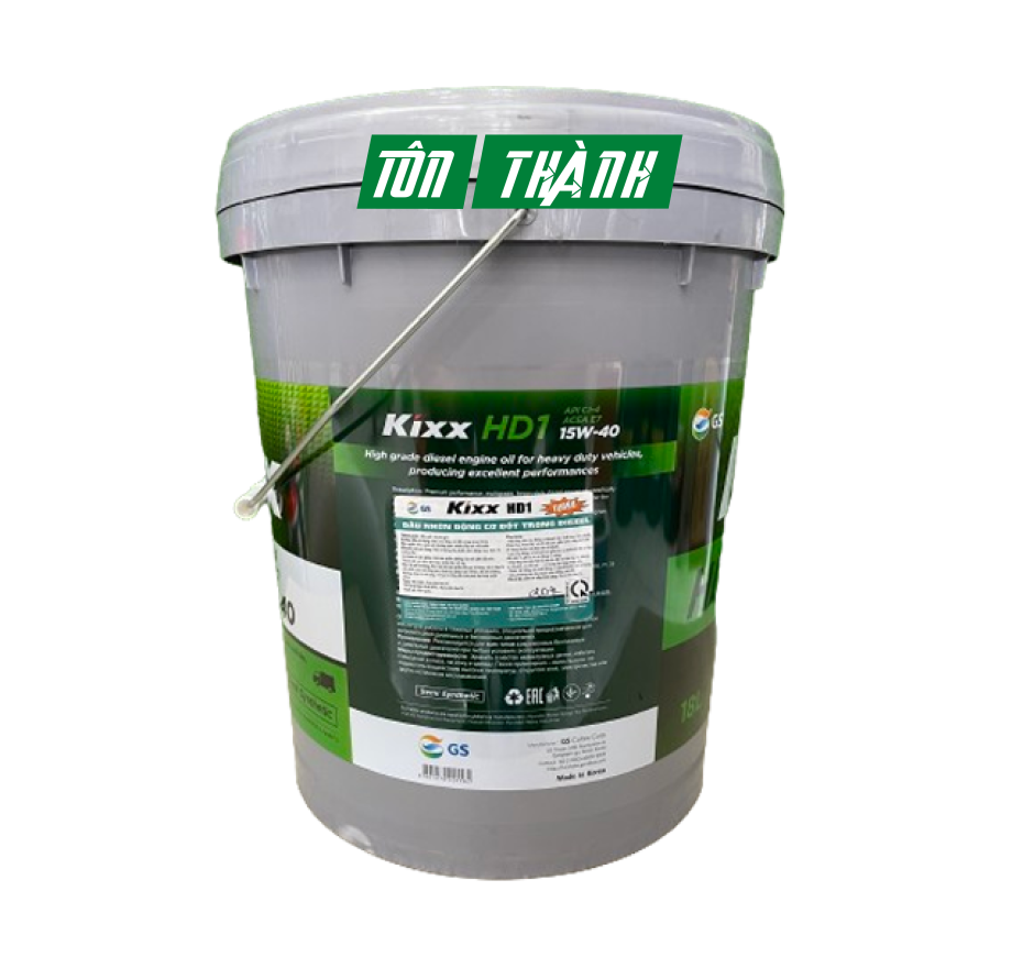 DẦU ĐỘNG CƠ KIXX HD1 API CI-4/SL ACEA 7 15W40 - CHUYÊN DỤNG CHO XE MÁY DẦU (18 LÍT)